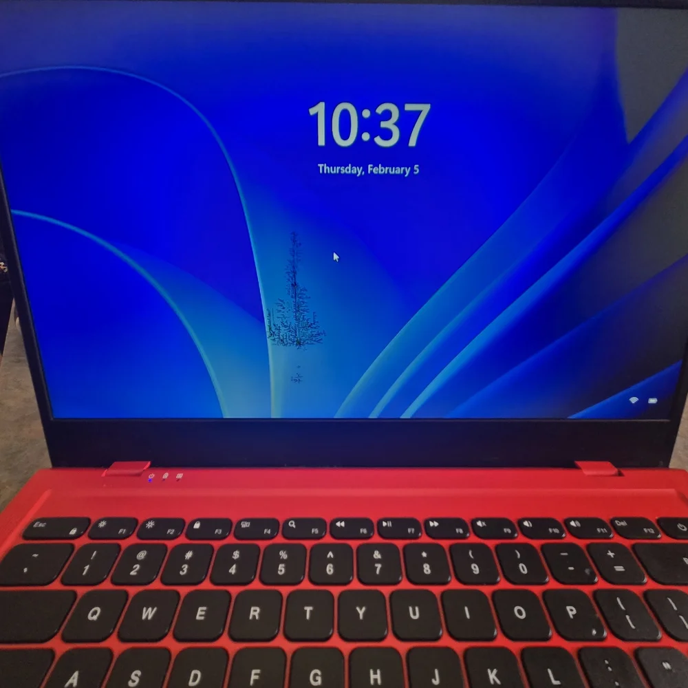 Red Laptop Notebook – Compact Everyday Laptop